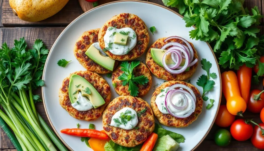 Customized salmon patties