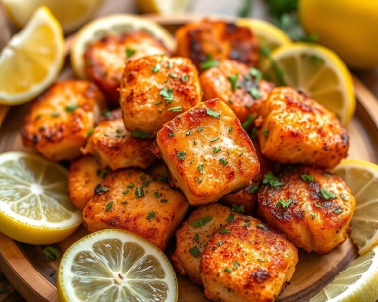 air fryer salmon bites