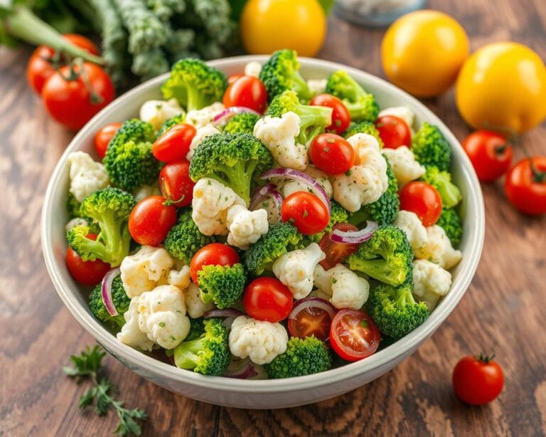 broccoli and cauliflower salad recipe