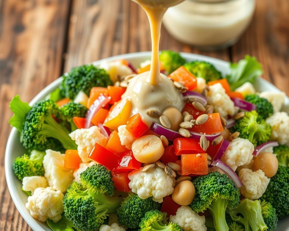 broccoli cauliflower salad dressing