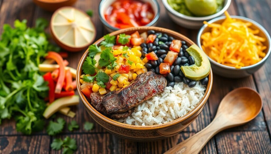 burrito bowl assembly