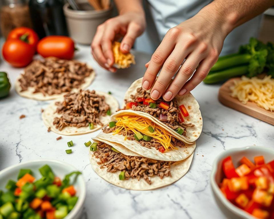 quesadilla assembly