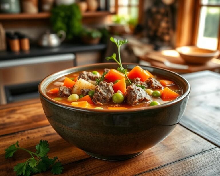 vegetable beef soup recipe