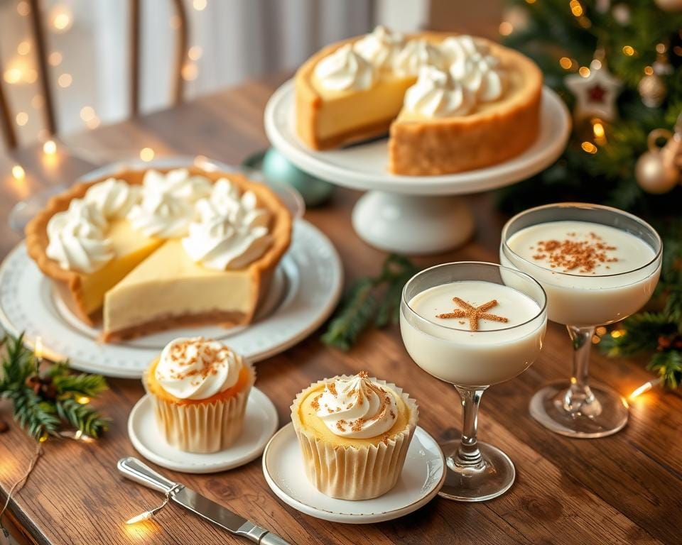 eggnog desserts