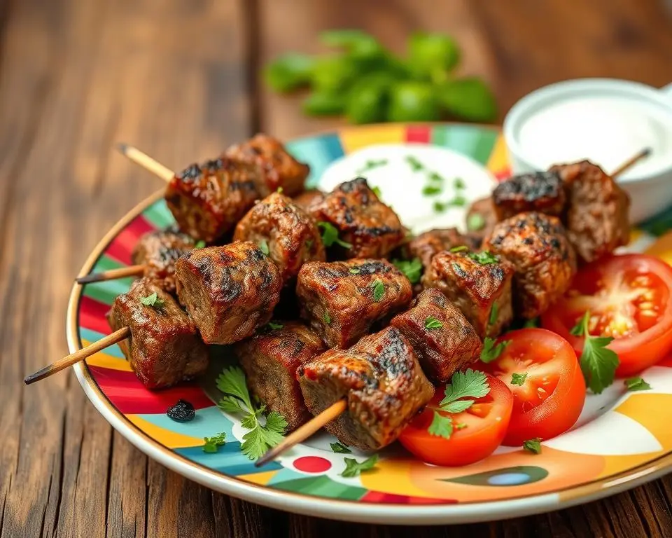 Middle Eastern Ground Lamb Kabob