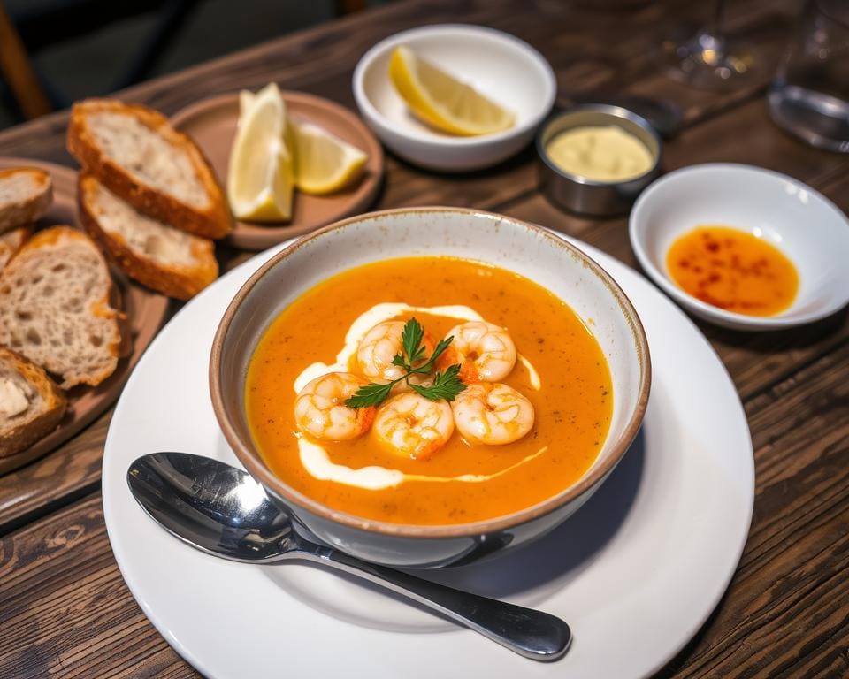 Shrimp and Crab Bisque Serving Suggestions